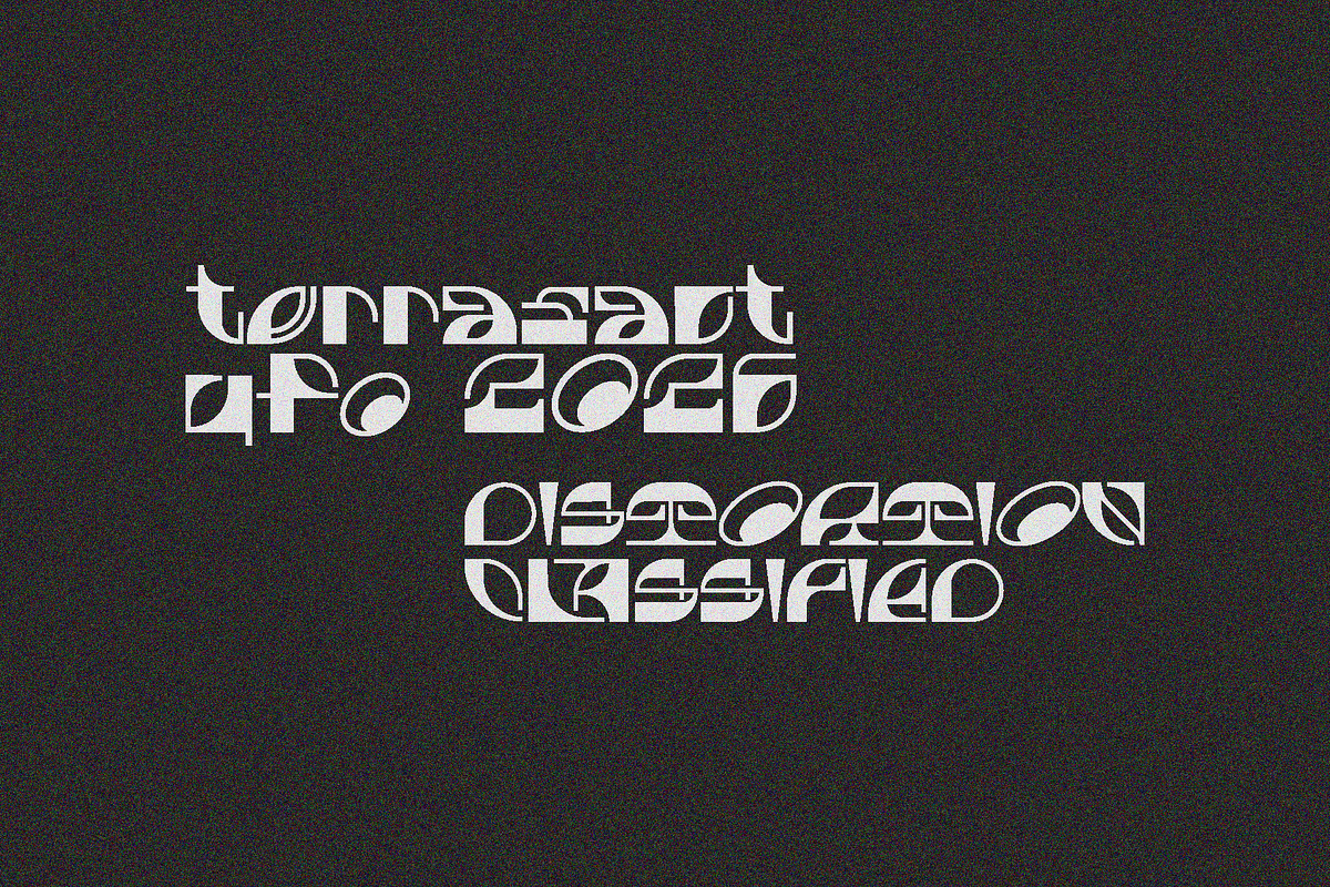 Rolyzim Experimental Alien Font, a Symbol Font by Erifqizefont (Photo 10 of 10)