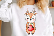 Happy Holidays Christmas Clipart PNG, an Illustration by SinaCreation (Thumbnail 5 of 7)