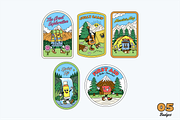 Camping Club Cartoon Characters, an Illustration by The Isian (Thumbnail 8 of 18)