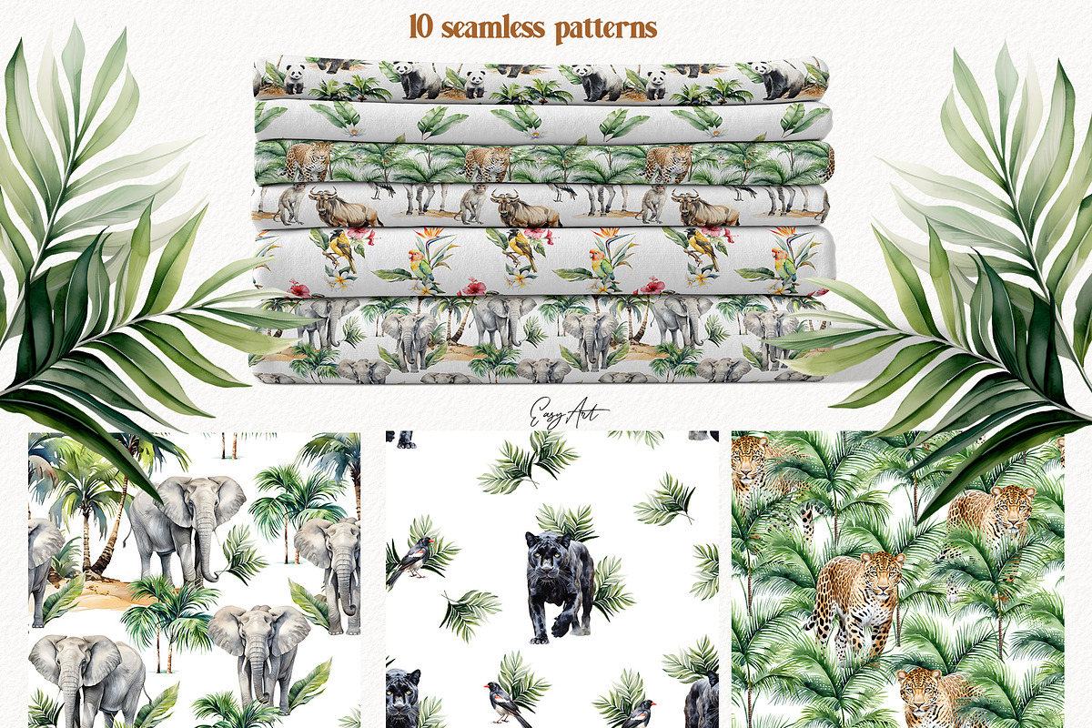 Safari Watercolor Collection, a Graphic by EasyArt (Photo 3 of 11)