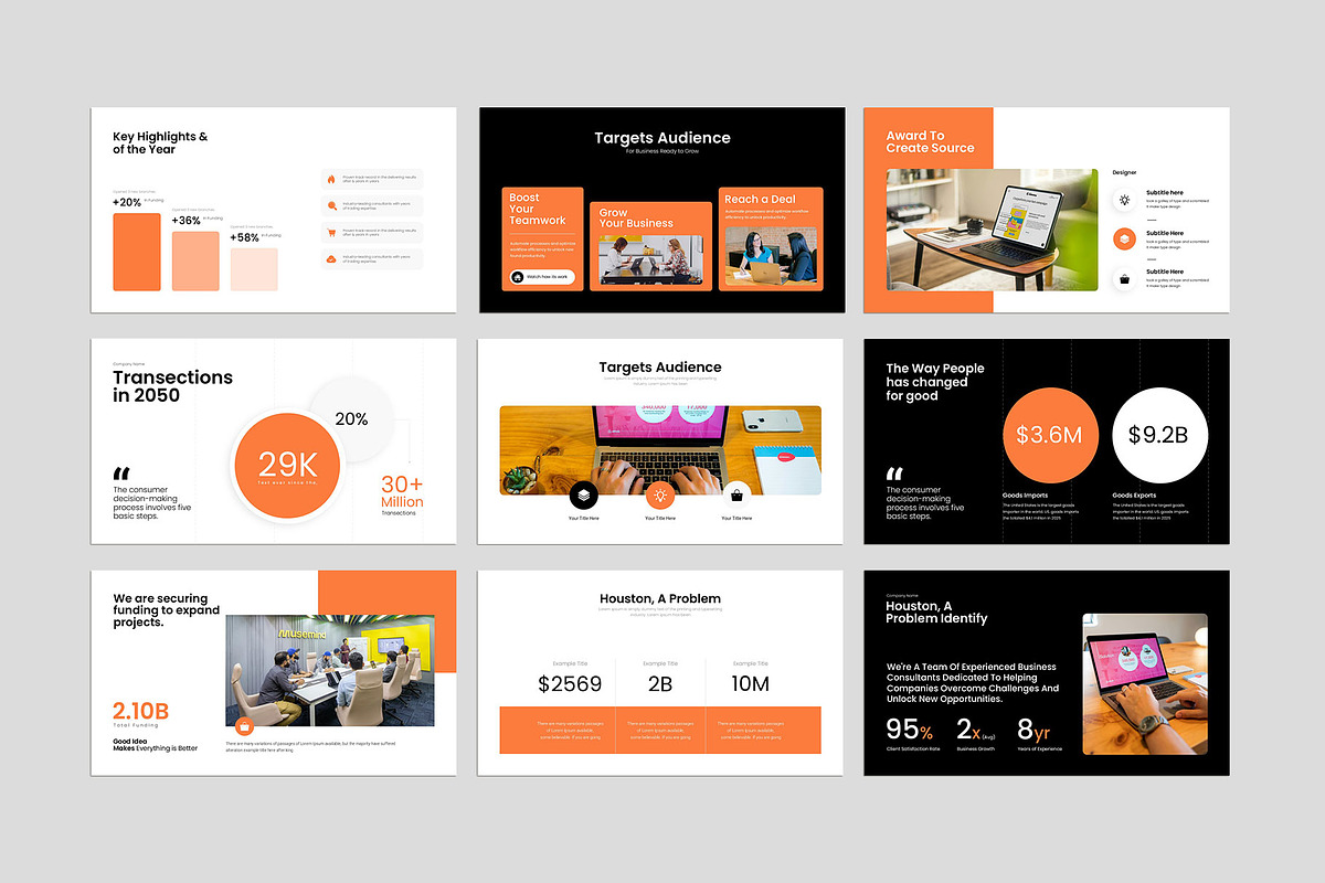 Annual report Presentation, a Presentation Template by KreateTribe (Photo 2 of 6)
