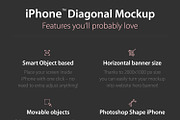 iPhone™ Diagonal Mockup, an iPhone Mockup by eppearance (Thumbnail 4 of 4)