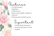 Roses and Pumpkins Seamless, an Illustration by Mashimara (Thumbnail 3 of 4)