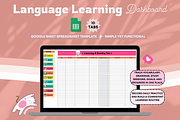 Language Learning Dashboard, a Stationery Template by bellaROSEworkshop (Thumbnail 3 of 6)