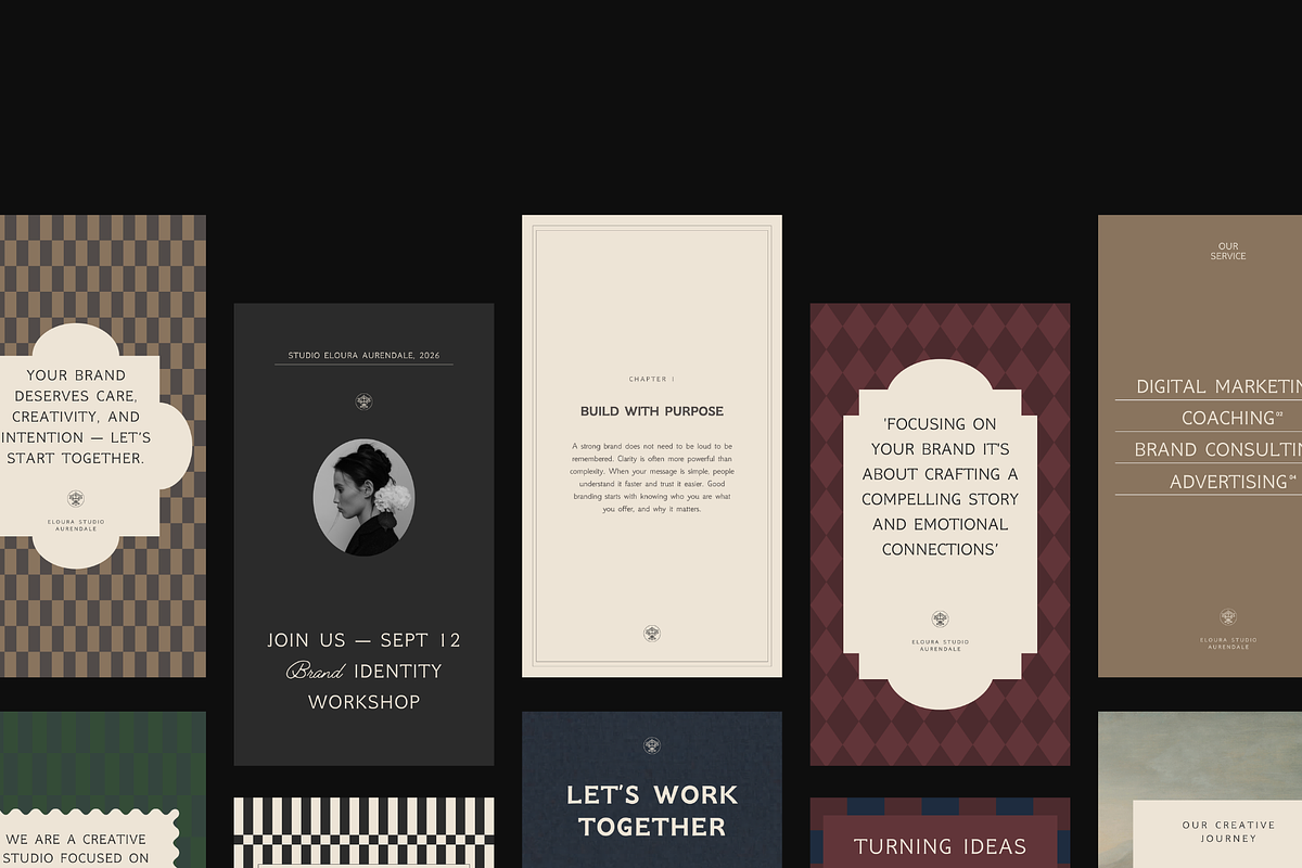 Classic Aesthetic | Social Media Kit, a Social Media Template by Studio Provo (Photo 6 of 7)