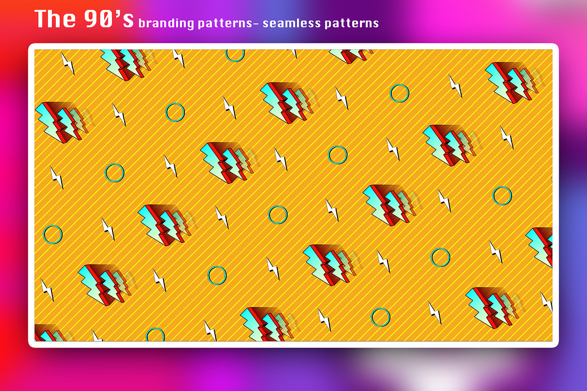 The 90's branding patterns, a Pattern Graphic by Polar Vectors (Photo 7 of 21)