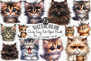 Quirky Crazy Cats Sublimation PNG, an Illustration by Designking (Thumbnail 1 of 4)
