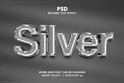 Silver Chrome 3D Text Effect, a Layer Style Add-On by bdrobin (Thumbnail 1 of 2)