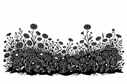 60 Daisy Flower Field Silhouette, a Seasonal Illustration by Amazin_art (Thumbnail 13 of 35)