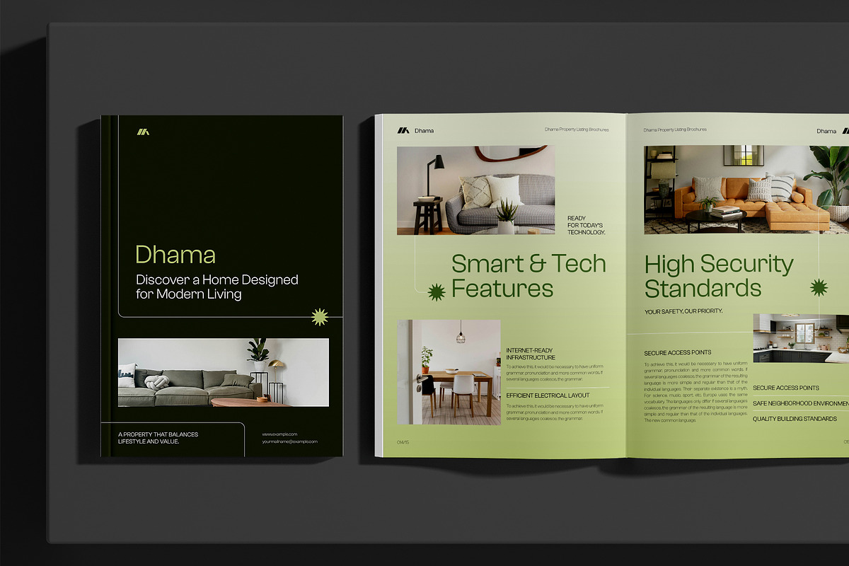 Green Property Listing Catalog, a Brochure Template by Neermana (Photo 2 of 11)