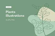 Minimalist Plants - Illustrations, an Illustration by naima.design (Thumbnail 2 of 5)