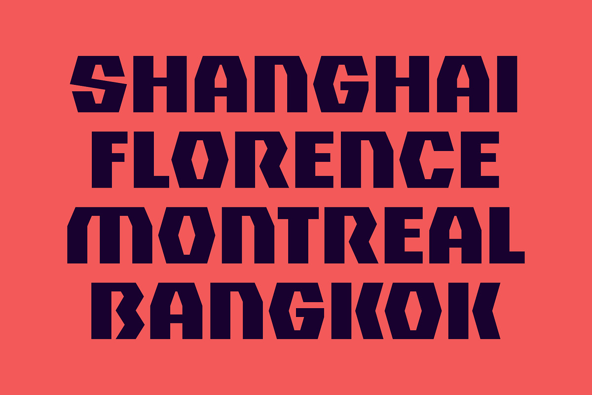 Rakd - Bold Geometric Display Typefa, a Font by ESEM (Photo 3 of 6)
