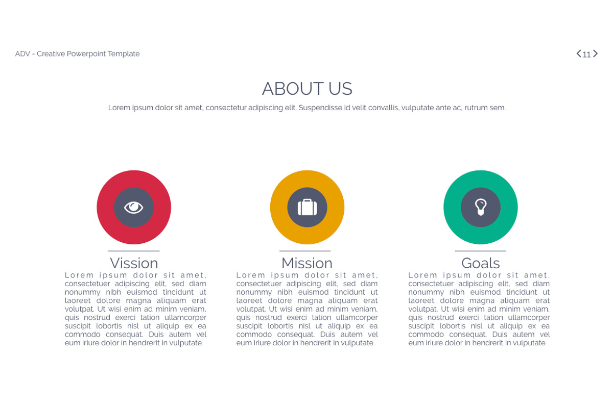 ADV Powerpoint Template, a Presentation Template by OXXO (Photo 11 of 78)