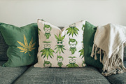 CANNABIS, a Decorative Illustration by Elena_Sedova (Thumbnail 9 of 16)
