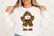 Whimsical Snowman PNG, an Illustration by Craft Nest (Thumbnail 2 of 6)