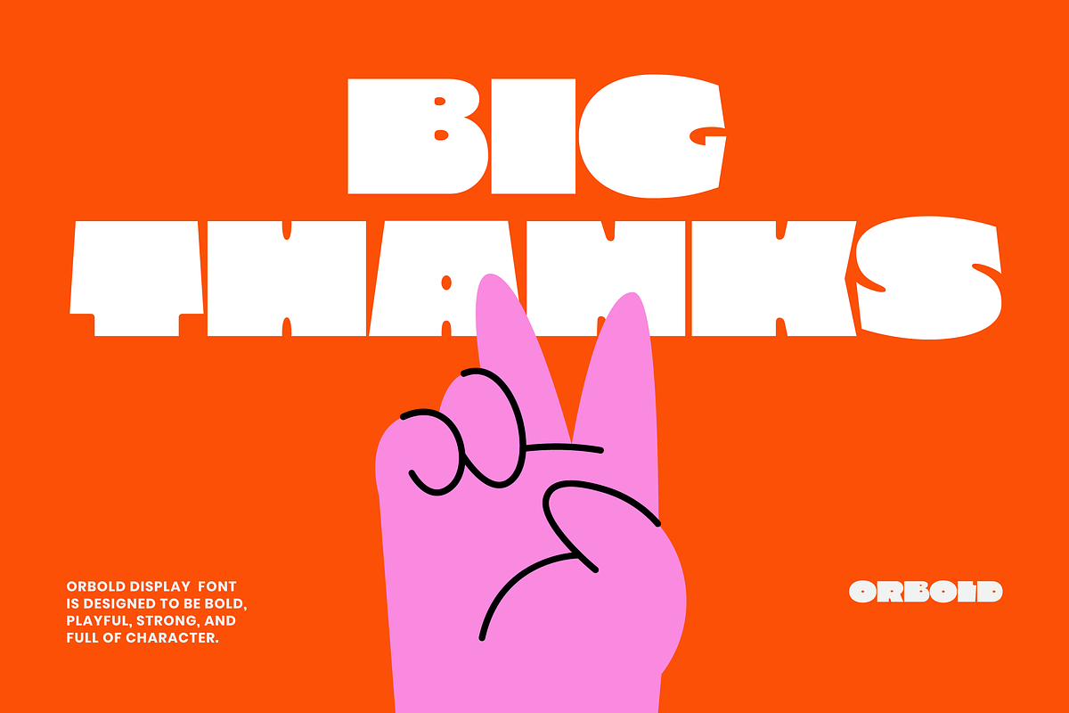 Orbold - Bold Font, a Sans Serif Font by limitype (Photo 12 of 12)