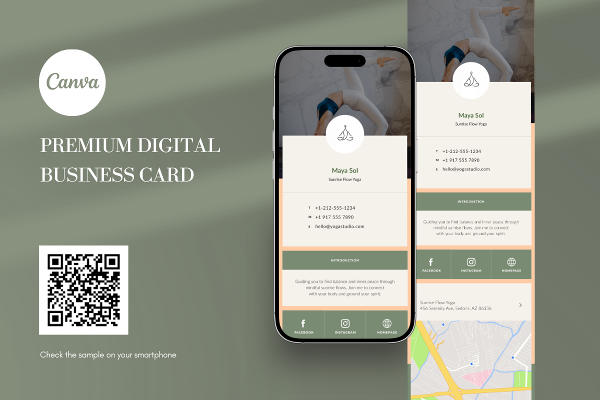 Yoga & Wellness Link in Bio Template, a Landing Page Template by batang (Photo 2 of 5)