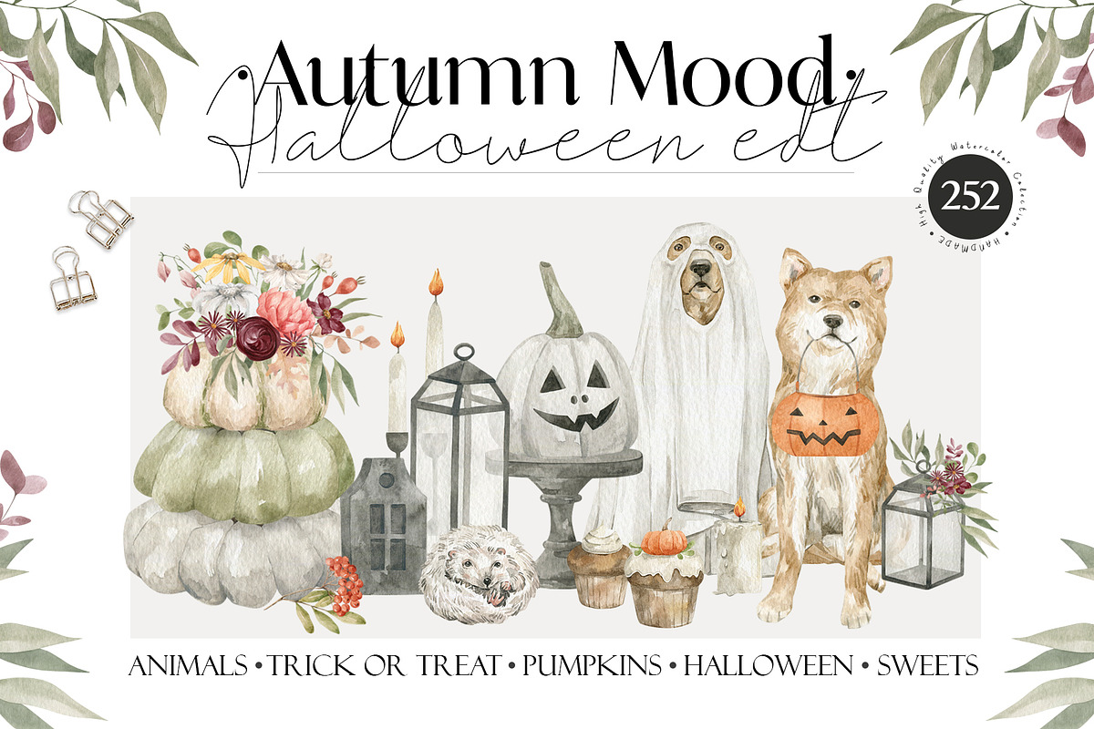 Autumn mood. Halloween aesthetic, an Animal Illustration by Kreker Kate (Photo 1 of 10)