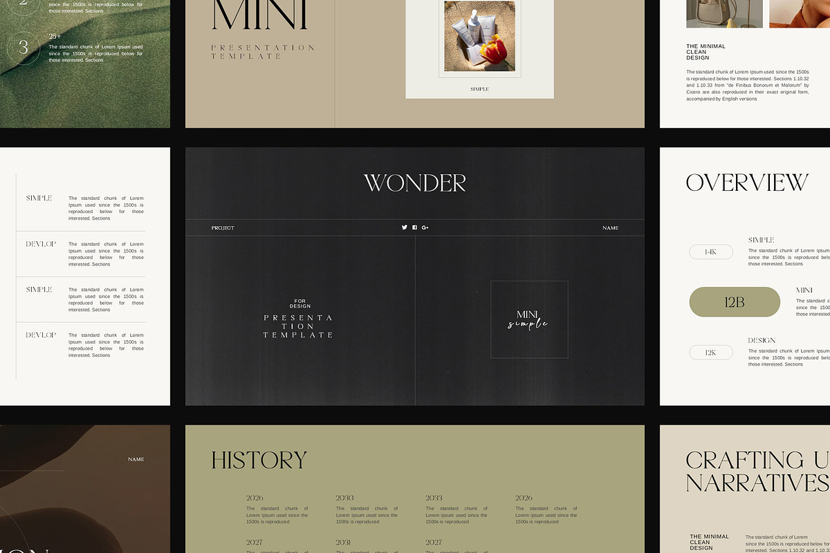 Minimal Simple Design Template, a Presentation Template by SparkPro (Photo 4 of 15)