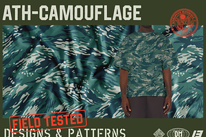 ATH Camouflage Seamless Pattern
