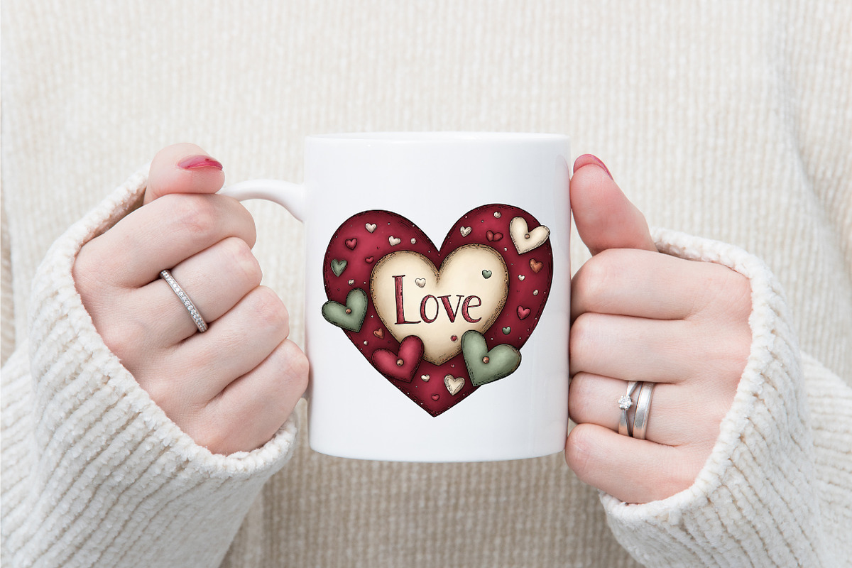 Hand Drawn Valentine Clipart, an Illustration by designcity5 (Photo 4 of 5)