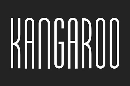 KANGAROO - Condensed Sans Serif