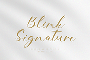 Blink Signature Calligraphy Font, a Script Font by Pen Culture (Thumbnail 1 of 6)