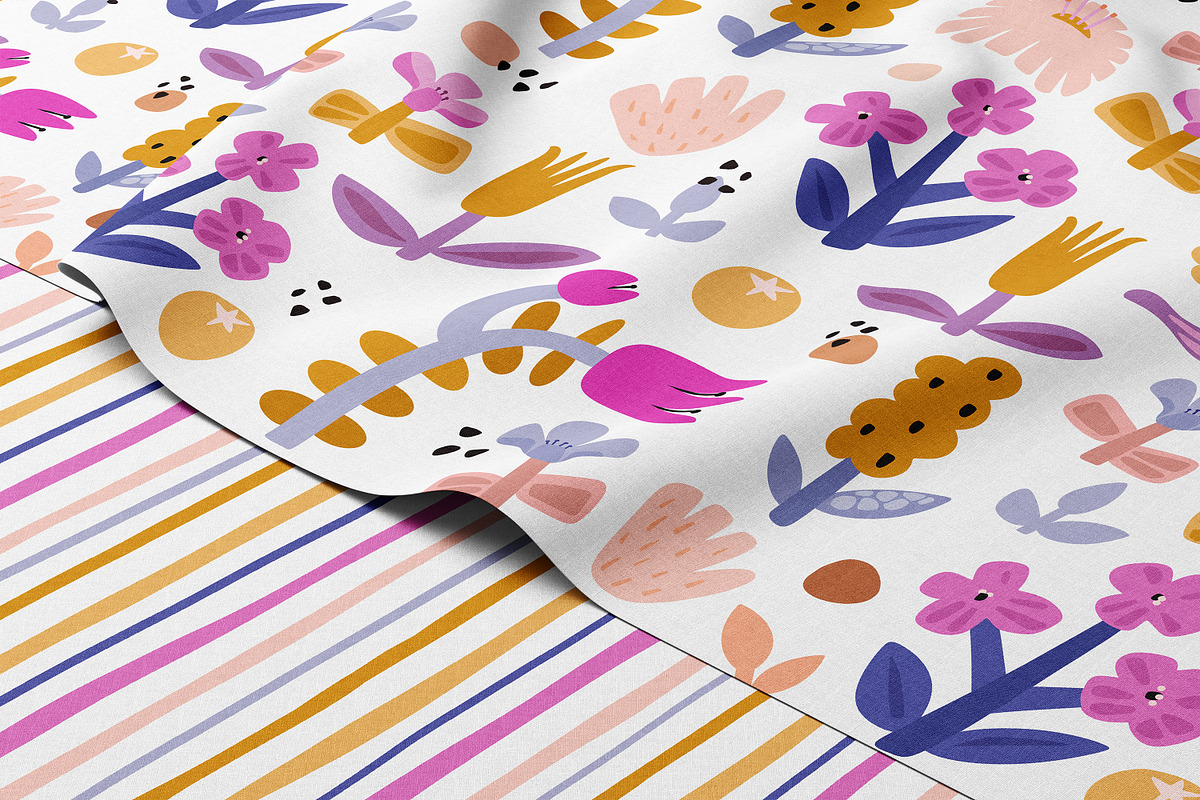 Flower Dance – Patterns Collection, a Pattern Graphic by PROTEA Watercolor Studio (Photo 3 of 7)