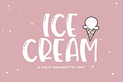 Ice Cream - A Fun Handwritten Font, a Font by KA Designs (Thumbnail 1 of 9)