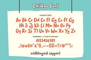 Childgo - Bold And Fun Font