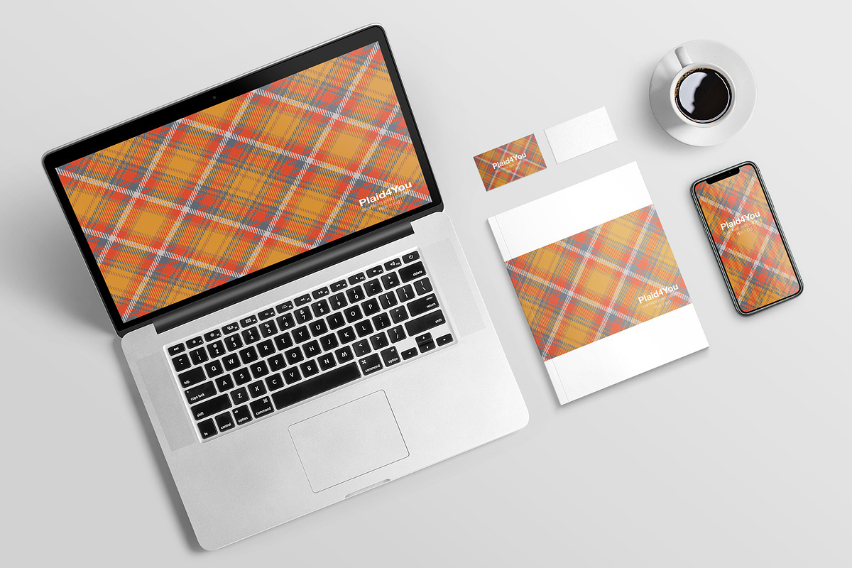 #1 Autumn Plaid Patterns EPS + JPG, a Pattern Graphic by Plaid4You (Photo 5 of 11)