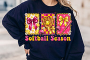 Softball Bow Png, Game Day Softball, an Illustration by CreationArt (Thumbnail 9 of 9)