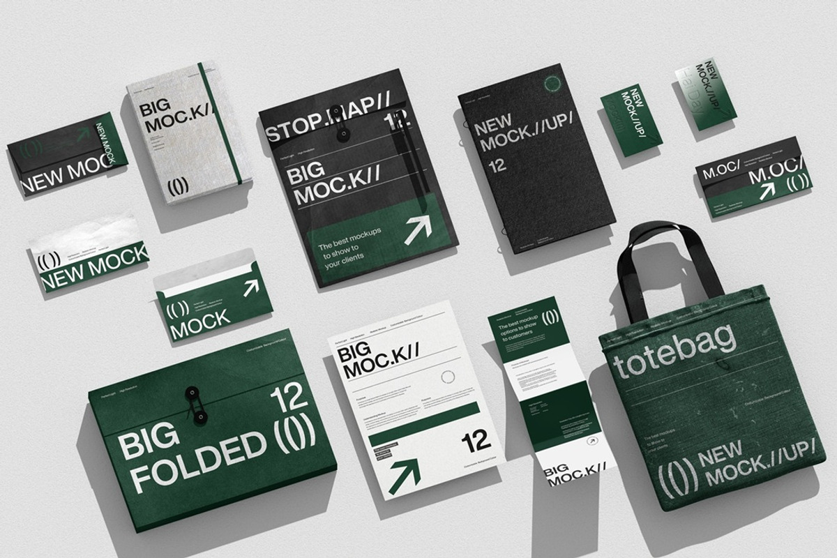 Modern Stationery Branding Mockup, an Advertising Mockup by East Gallery (Photo 2 of 15)