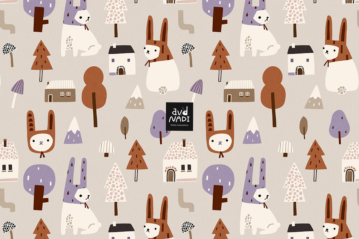Autumn Forest graphic collection, an Animal Illustration by avdnadi (Photo 10 of 10)