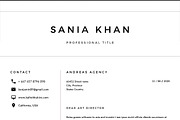 Resume Template/CV, a Resume Template by Symie Design (Thumbnail 6 of 7)