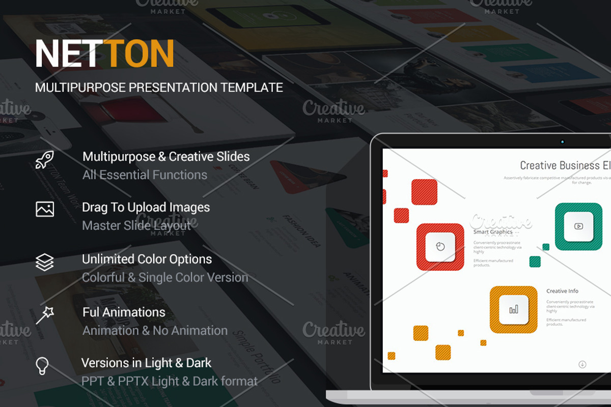 Netton Business Theme, a Presentation Template by Raffel Themes (Photo 1 of 4)
