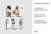 Four-Fold (4 fold) Brochure Mockups, a Books & Magazine Mockup by Lxadesign (Thumbnail 6 of 14)