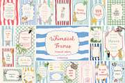Whimsical Frames Bundle of 100, an Object Graphic by whiteheartdesign (Thumbnail 1 of 13)