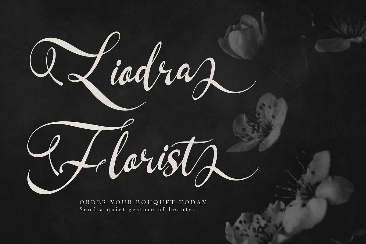 Kadegon | Beauty Calligraphy Script, a Script Font by gracetype_studio (Photo 2 of 12)