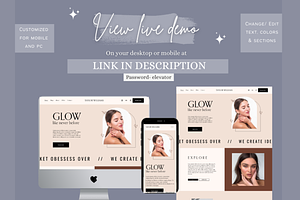 Squarespace Beauty Website 7.1