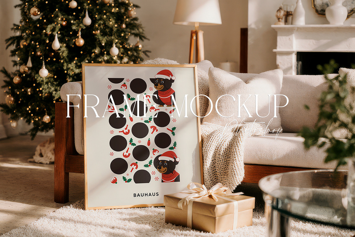 Christmas Frame Mockup Bundle 30PSD, a Product Mockup by EkaterinaViArt (Photo 3 of 5)