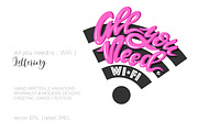 All you need is ...WiFi :) Lettering, a Graphic by NKTN graphics (Thumbnail 1 of 4)