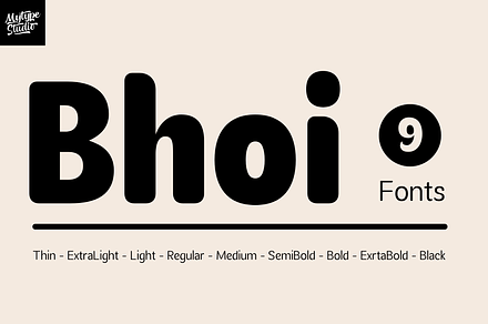 Bhoi – Playful & Versatile Rounded