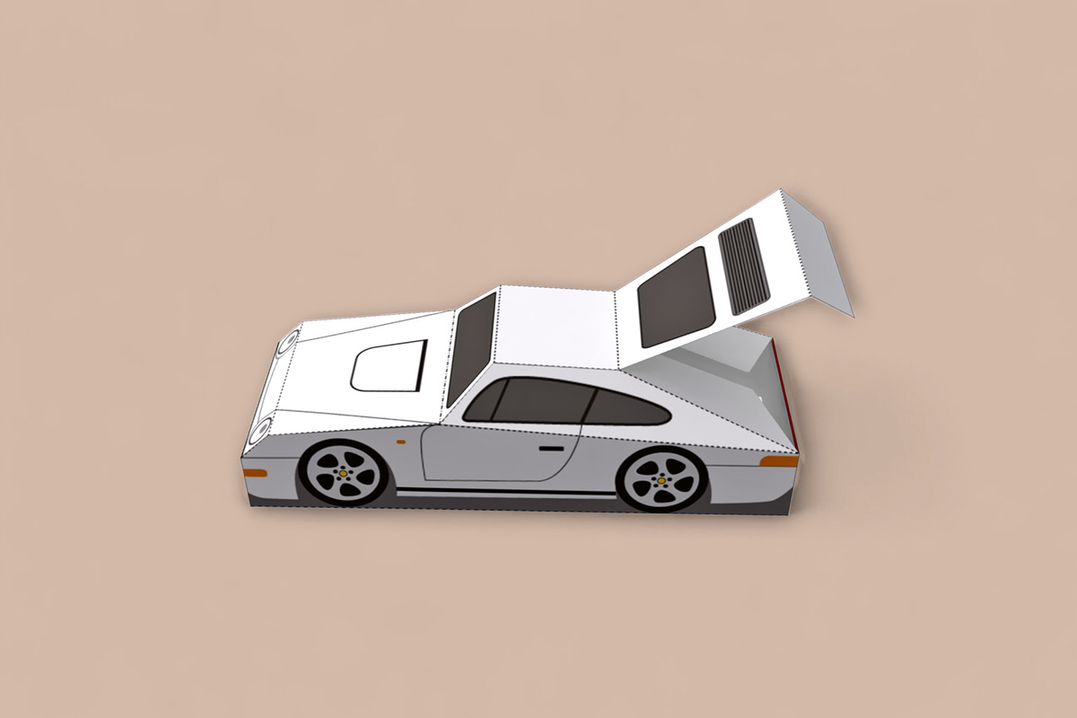 Car favor - 3d papercraft, a Templates & Theme by PAPER amaze (Photo 2 of 6)