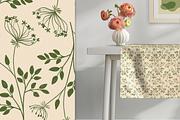Vintage Apple Blossom & Swallows, a Pattern Graphic by PenguinArtStudio (Thumbnail 13 of 15)