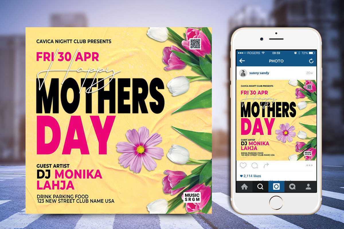 Mothers Day Flyer, a Flyer Template by Poushe Design (Photo 2 of 3)