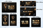 Black Friday Sale Vector Templates, a Social Media Template by Almadrava (Thumbnail 2 of 3)