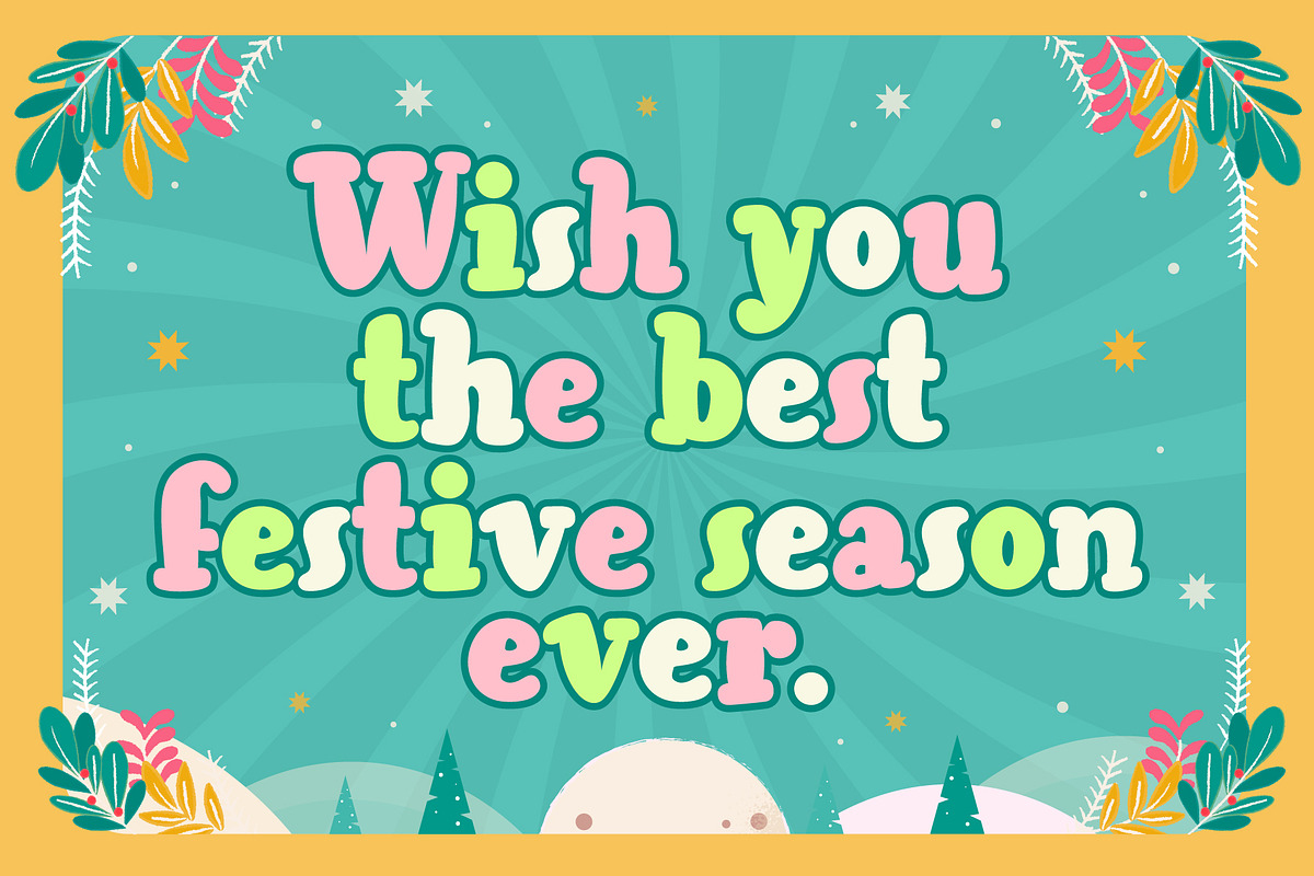 Merry Snowy Font, a Handwritten Font by KengGraphic (Photo 2 of 10)