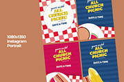 Church Picnic Event Social Post, a Social Media Template by IFBdesign (Thumbnail 5 of 7)