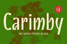 CS Carimby – Art Nouveau Font
